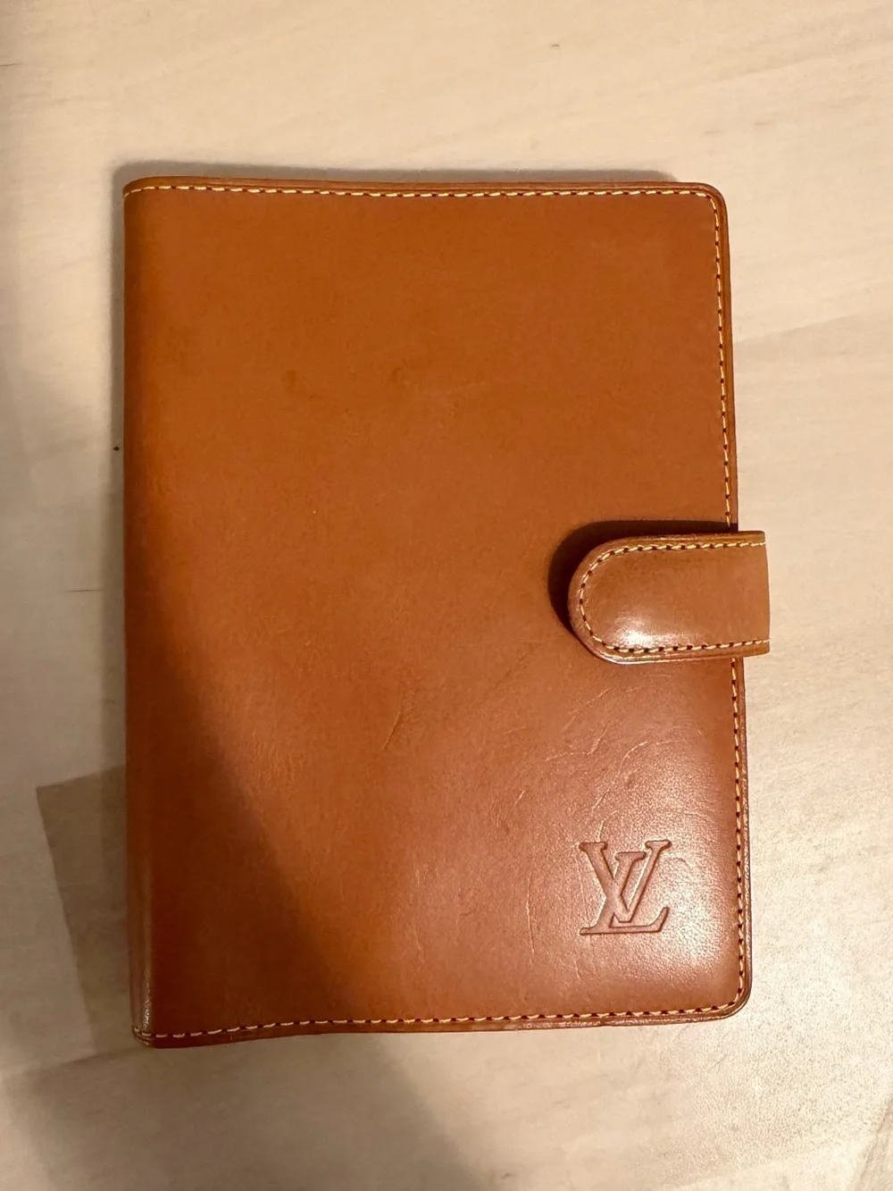 Louis Vuitton Nomads Agenda Organizer/Passport Book Cover with Snap